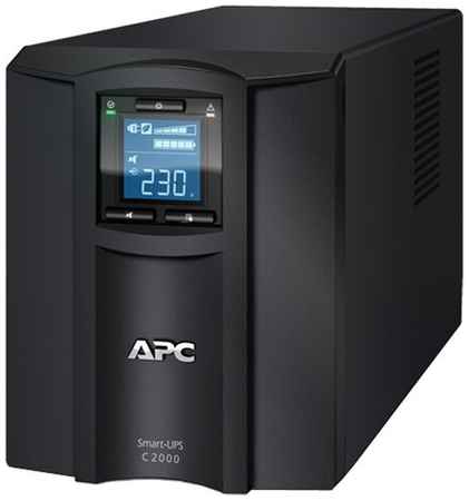 Интерактивный ИБП APC by Schneider Electric Smart-UPS SMC2000I черный 1300 Вт 198934276821