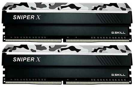 Оперативная память G.SKILL Sniper X 16 ГБ (8 ГБ x 2 шт.) DDR4 3200 МГц DIMM CL16 F4-3200C16D-16GSXWB 198934433729