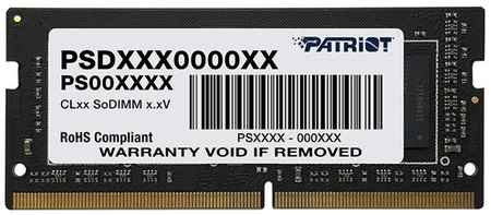 Оперативная память Patriot Memory SL 8 ГБ DDR4 2133 МГц SODIMM CL15 PSD48G213381S 198934439405