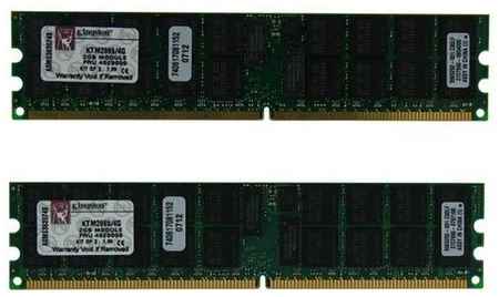 Оперативная память Kingston 4 ГБ (2 ГБ x 2 шт.) DDR2 400 МГц DIMM KTM2865SR/4G 198934439669