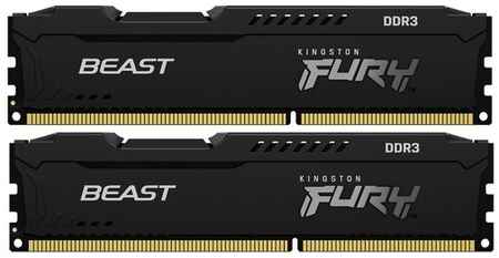 Оперативная память Kingston FURY Beast 16 ГБ (8 ГБ x 2 шт.) DDR3 1600 МГц DIMM CL10 KF316C10BBK2/16 198934452415
