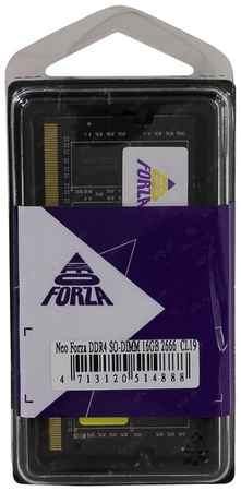 Neo forza Оперативная память neoforza 16 ГБ DDR4 2666 МГц SODIMM CL19 NMSO416E82-2666EA10 198934456960