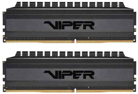 Оперативная память Patriot Memory VIPER 4 BLACKOUT 8 ГБ (4 ГБ x 2 шт.) DDR4 3200 МГц DIMM CL16 PVB48G320C6K 198934458843
