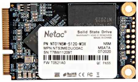 Твердотельный накопитель Netac N5M 512 ГБ mSATA NT01N5M-512G-M3X 198934578372