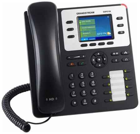 VoIP-телефон Grandstream GXP2130v2 черный 198934600888