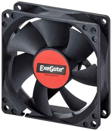 Вентилятор для корпуса ExeGate 8025M12S, черный 198934613644