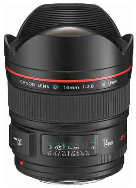 Объектив Canon EF 14mm f/2.8L II USM, черный 198934706239