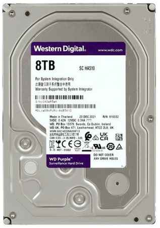 Жесткий диск WD Purple WD84PURU, 8ТБ, HDD, SATA III, 3.5″ 198934810426