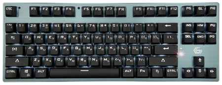 Беспроводная клавиатура Gembird KBW-G540L Outemu Blue, серый 198934970004