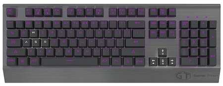 Игровая клавиатура Delux KM-02 Game Titan USB Kailh Blue, серый 198934970179