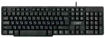 Клавиатура CBR KB 120 Black USB черный, русская 198934970403