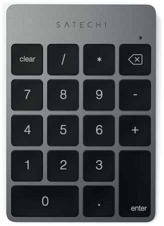 Беспроводная клавиатура Satechi Aluminum Slim Rechargeable Keypad space gray 198934970418