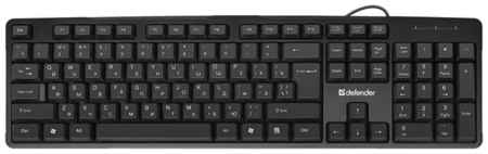 Клавиатура Defender Next HB-440 USB черная, английская/русская (ISO) 198934970944