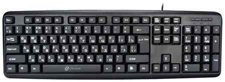 Клавиатура OKLICK 180M Black USB черный, английская/русская (ISO) 198934971061
