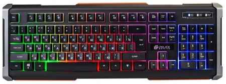Игровая клавиатура OKLICK 710G BLACK DEATH Black USB черный, английская/русская (ANSI) 198934971999