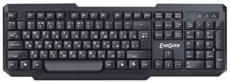 Клавиатура ExeGate LY-404 Black USB black, английская/русская (ANSI) 198934979756