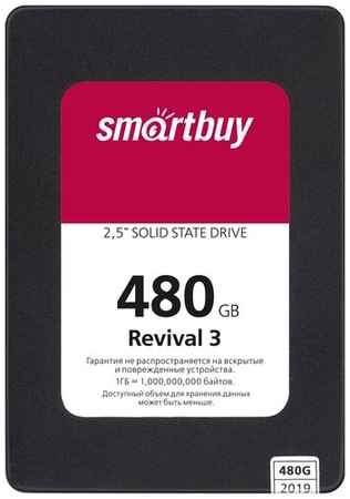 Твердотельный накопитель SmartBuy Revival 3 480 ГБ SATA SB480GB-RVVL3-25SAT3 198939934164