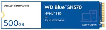 Твердотельный накопитель Western Digital WD Blue SN570 NVMe 500 ГБ M.2 WDS500G3B0C 198939938053