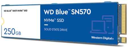 Твердотельный накопитель Western Digital WD Blue SN570 NVMe 250 ГБ M.2 WDS250G3B0C 198939938059