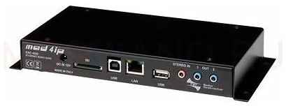 FBT EAC 4000 Ethernet аудиокарта, для организации потокового вещания аудиосигналов в локальную IP 198970321000
