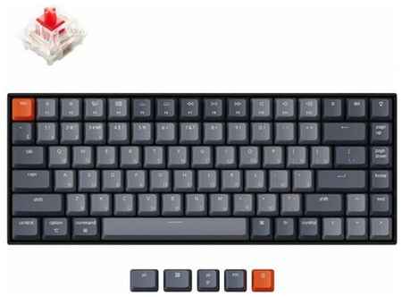 Беспроводная клавиатура Keychron K2, 84 клавиши, RGB подсветка, Gateron Switch серая