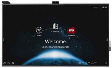 ViewSonic Интерактивный дисплей LCD 64.5″ 16:9 3840x2160(UHD 4K), 1,07B, 5000:1, TOUCH, 5Y