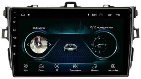 Штатная магнитола Wide Media Toyota Corolla Axio, Fielder 2006 - 2013 / Android 9, 9 дюймов, WiFi, 1/32GB, 4 ядра 198975151499