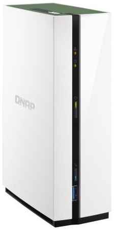 QNAP D1 (Rev. B) Сетевое хранилище 1-tray w/o HDD. Realtek RTD1295 1,4 GHz, 1 GB RAM. 1 x Gigabit LAN, 1 X USB 3.2 Gen, 2 X USB 2.0 (Rear)