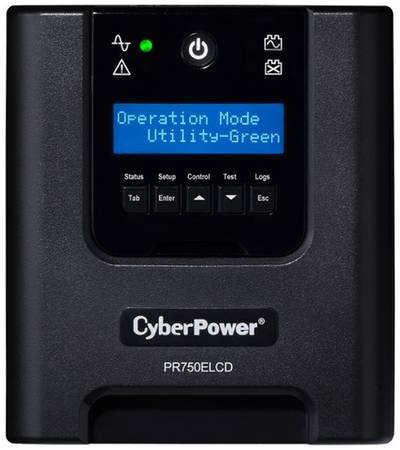 Интерактивный ИБП CyberPower PR750ELCD чёрный 675 Вт 198982873172