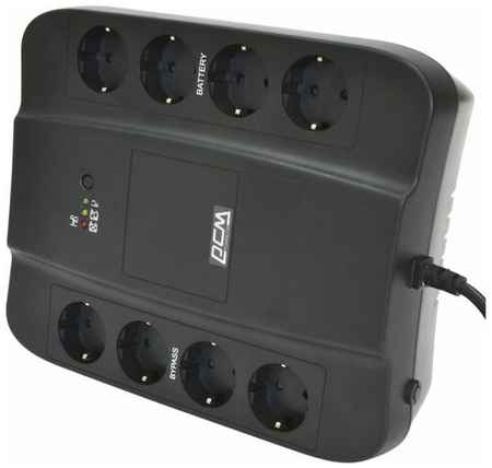 Резервный ИБП Powercom SPIDER SPD-650E черный 390 Вт 198984146886