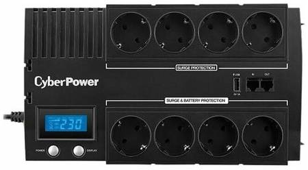 Интерактивный ИБП CyberPower BR700ELCD чёрный 420 Вт 198986058248