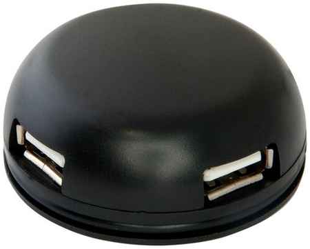 USB-концентратор Defender Quadro Light (83201), разъемов: 4, 18 см, черный 19899088753