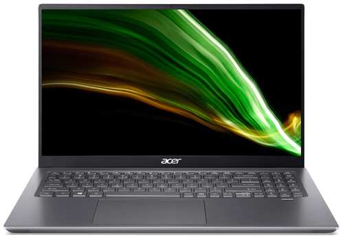 16.1″ Ноутбук Acer Swift X SFX16-51G 1920x1080, Intel Core i7 11390H 3.4 ГГц, RAM 16 ГБ, LPDDR4X, SSD 1 ТБ, NVIDIA GeForce RTX 3050 Ti, Windows 11 Home, NX.AYLER.001