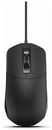 Мышь компьютерная Hiper OM-1900 черная, 1000DPi, 125Гц, проводная, 1659904