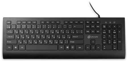 Oklick Клавиатура Оклик 155M черный USB slim 198993049838