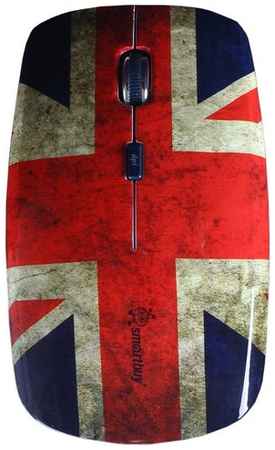 Беспроводная мышь SmartBuy SBM-327AG-BF-FC British Flag Full-Color Print Blue-Red USB, разноцветный 198993452108