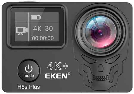 Экшн-камера EKEN H5s Plus, 12МП, 3840x1920, 1050 мА·ч, черный 198993459151