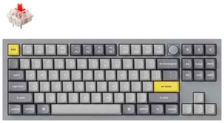 Tenko Клавиатура Keychron Q3 Gateron Red, черный 198993709861