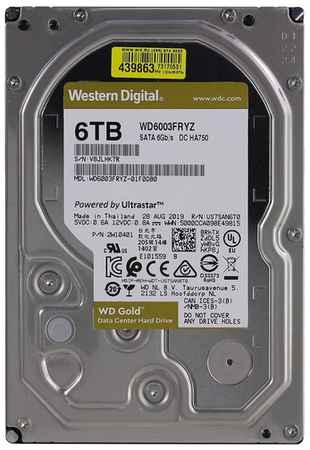 Жесткий диск Western Digital WD Gold 6 ТБ WD6003FRYZ 198995101448