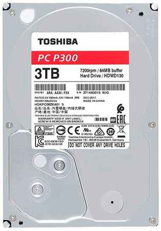 Жесткий диск Toshiba P300 3 ТБ HDWD130UZSVA 198995102335
