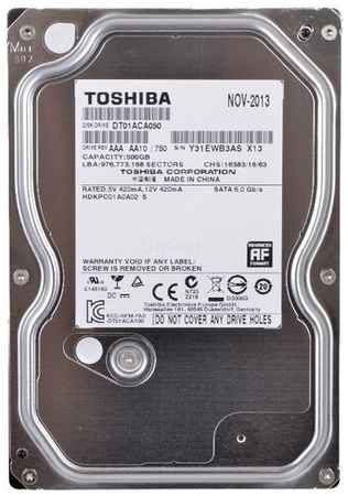 Жесткий диск Toshiba 500 ГБ DT01ACA050 198995102453