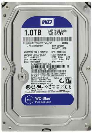 Жесткий диск Western Digital WD Blue 1 ТБ WD10EZEX 198995102490