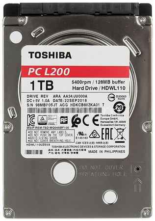 Жесткий диск Toshiba L200 1 ТБ HDWL110UZSVA 198995102565