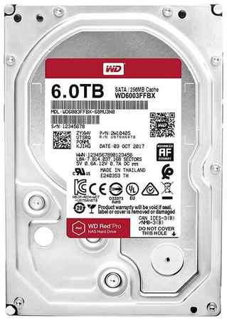 Жесткий диск Western Digital WD Red 6 ТБ WD6003FFBX 198995102585