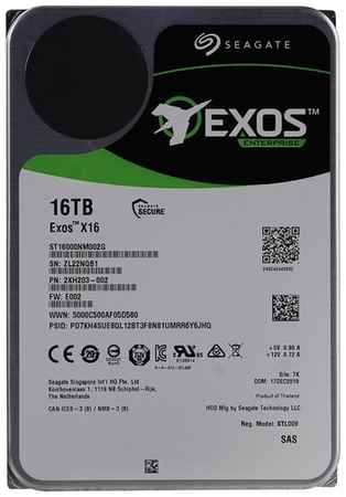 Жесткий диск Seagate Exos X16 16 ТБ ST16000NM002G 198995102599