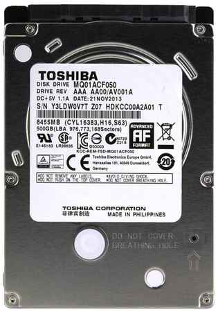 Жесткий диск Toshiba 500 ГБ MQ01ACF050 198995102686