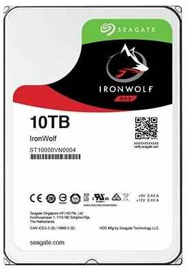 Жесткий диск Seagate IronWolf 10 ТБ ST10000VN0004 198995102965