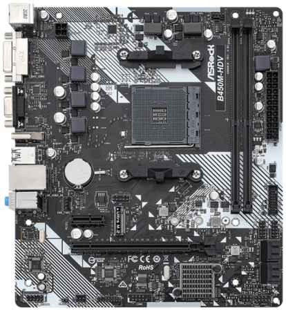 Материнская плата ASRock B450M-HDV R4.0 OEM