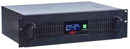 Интерактивный ИБП ExeGate Power RM UNL-1500 LCD черный 900 Вт 198995154336