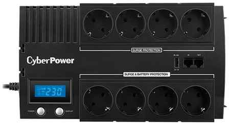 Интерактивный ИБП CyberPower BR1000ELCD черный 600 Вт